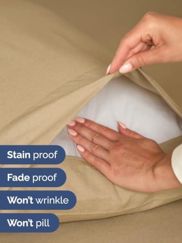 Extra Deep Pocket Full Sheet Set - Breathable & Cooling - Heathered