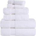 SUPERIOR Zero Twist 100% Cotton Bathroom Towels, Super Soft, Fluffy