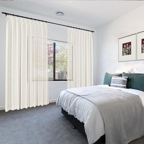 Frelement 120 Inches Extra Long Room Darkening Curtains for High