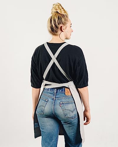 Caldo Crossback Kitchen Apron for Cooking- Mens and Womens