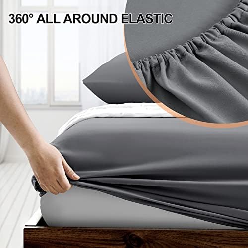 FreshCulture Queen Fitted Sheet Only - Hotel Quality Ultra Soft &