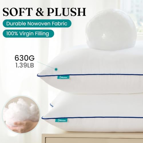Oubonun 20 x 20 Throw Pillow Inserts Set of 2