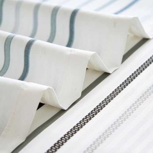 jinchan Multi Grey and White Shower Curtain for Bathroom Modern