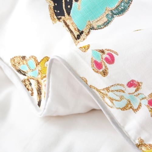 Feelyou Boho Duvet Cover 100% Cotton Queen Size
