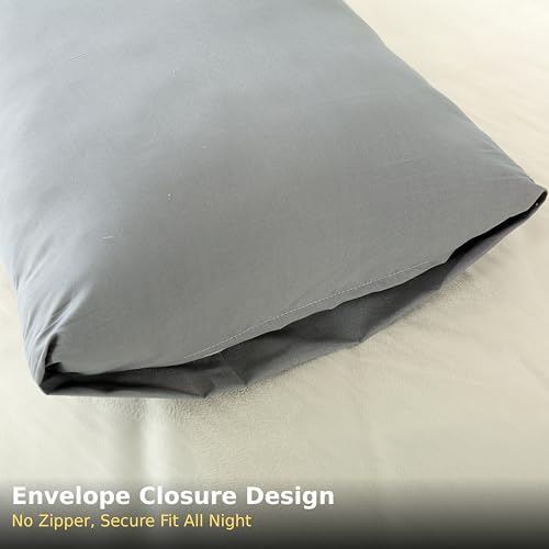 EVOLIVE Standard Microfiber Pillowcases Set of 2, 20"x30"