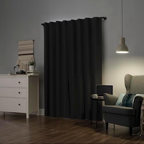 Sun Zero Cyrus 2-Pack Thermal Total Blackout Back Tab Curtain Panel
