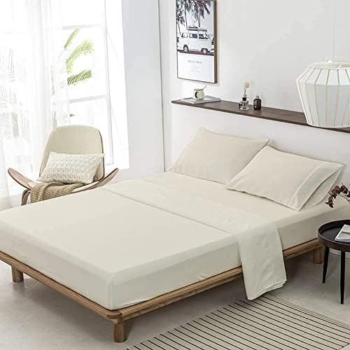 Full Size Sheet Set- 4-Piece Brushed Microfiber 1800 Thread Count