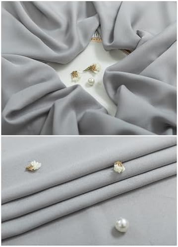 Beydodo Semi Sheer Curtains 63 Inch Length 2 Panels Set, Bedroom