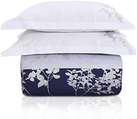Superior 100% Cotton Duvet Cover Set, Soft 3-Piece Duvet Set, Includes