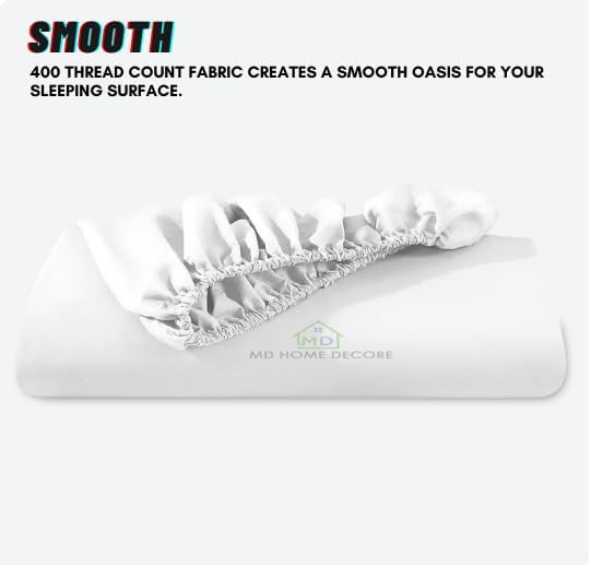 Extra Deep King Fitted Sheet - Hotel Luxury Single Fitted Sheet Only