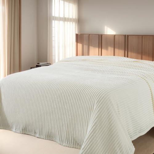 Cuddly Blanket King Size, Fluffy Fleece Blanket, Warm and Soft Blanket