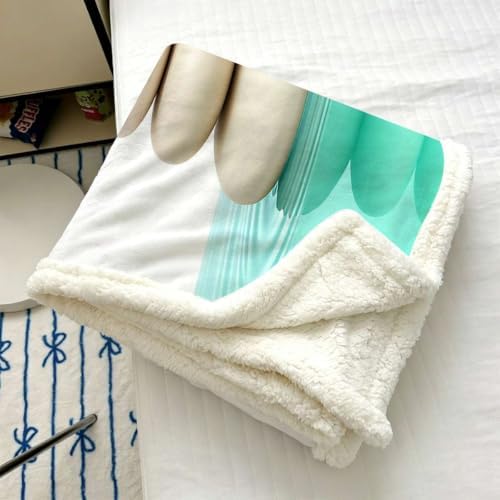 Minimalist Balance Double-Layer Reversible Sherpa Blanket 60”x 80”