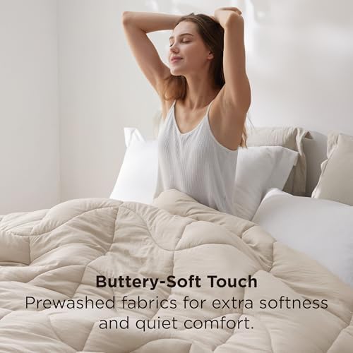 Bedsure King Comforter, Down Alternative Duvet Insert for All Season