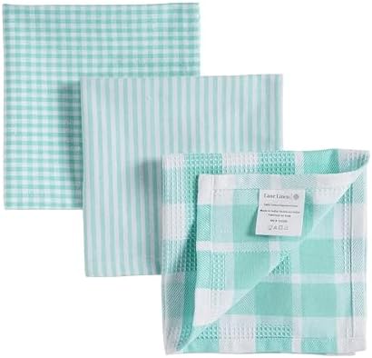 LANE LINEN 100% Cotton Kitchen Dish Cloths, Ultra Soft Absorbent Quick