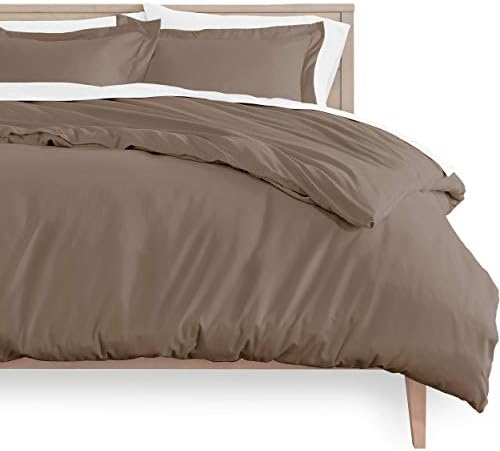Taupe Queen/Full Size Duvet Cover Set,100% Natural Cotton 600 TC 5