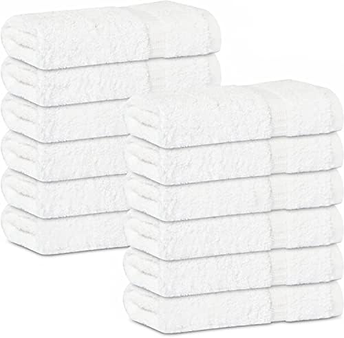 GOLD TEXTILES Wash Cloths Bulk Pack (13x13 Inches, 60 Pcs) Soft