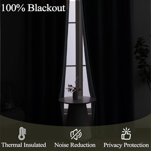 ry 120" Velvet ains - 100% Blackout Thermal Ilated Drapes Pinch Pleat