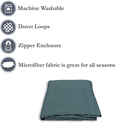 Soft Microfiber Duvet Covers for Weighted Blankets of Multiple Sizes
