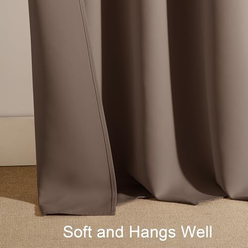PONY DANCE Light Blocking Panels - Blackout Window Curtain Room