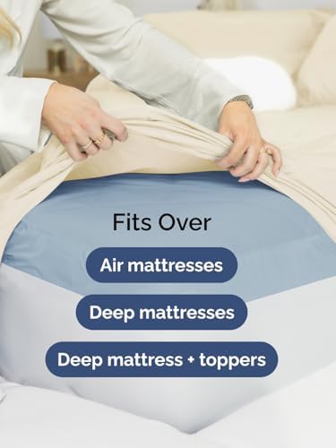 CGK Extra Deep Cal King Sheet Set - 6pc Cooling Sheets - Off White