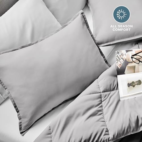 Bare Home Pillow Sham Covers 1800 Ultra-Soft Set