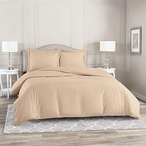 Striped Duvet Cover 100% Pure Cotton 1 Piece Duvet Cover Set with