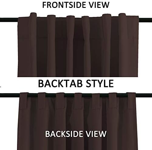 Turquoize Blackout Curtains Thermal Insulated Window Treatment Panels