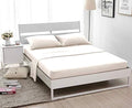 ALPHA HOME 4-Piece Bed Sheet Set - Soft Brushed Microfiber - Wrinkle