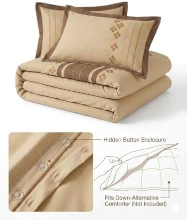 sheetsnthings Embroidered Lakewood 210 Thread Count, 100-Percent