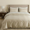 HeimenAogo Egyptian Cotton Duvet Cover Twin/Twin XL Sateen Weave