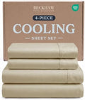 Beckham Hotel Collection Queen 4 Piece Cooling Sheet Set for Hot