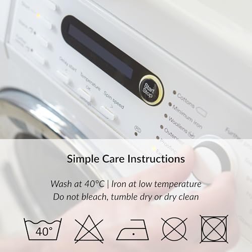 Extra Long Shower Curtain Linen Look 79"H x 71"W, Metal Grommets