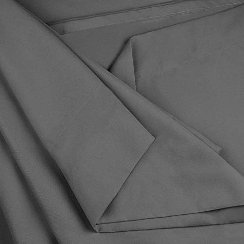 100% Egyptian Cotton 4PC Sheet Set, King, 16'' Deep Pocket Charcoal