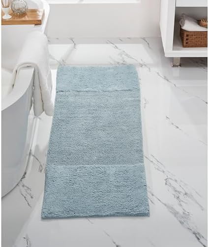 Better Trends 3 Piece Bathroom Rug Set 100% Cotton Non-Slip Washable