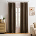 KEQIAOSUOCAI Blackout Curtains 84 Inches Long, Pinch Pleated Window