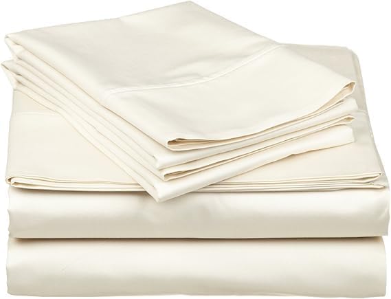 100% Pima Cotton Real 1500 TC 4-Piece Top Split Head King Sheets for