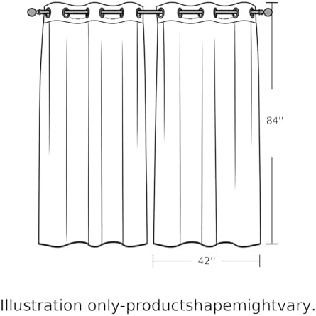 Beige Burlap Texture Window Curtains Panels with Silver
