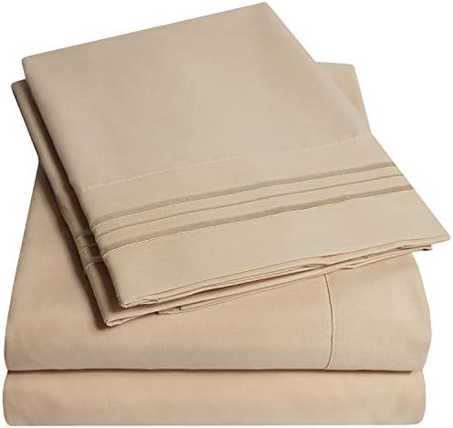 1500 Supreme Collection Twin XL Sheet Sets Taupe - 3 Piece Bed Sheets