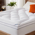 BEDLORE Queen Mattress Topper, Thick Pillow Top Bed Cover Soft