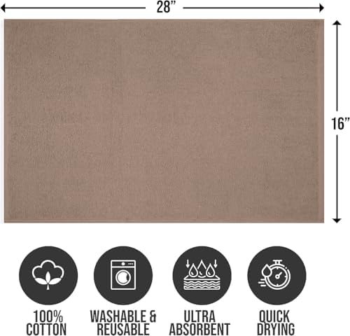 Salon Towels – Pack of 24 (16"x27") 100% Cotton Ring Spun