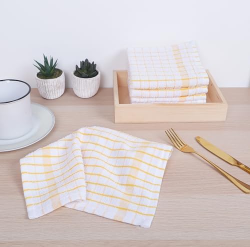 AMOUR INFINI Kitchen Dish Cloths Set of 8 - Ultra Soft, Highly