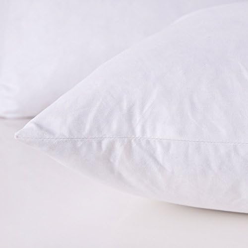 Throw Pillow Inserts, Set of 2 Down Feather Pillows Inserts Bed and