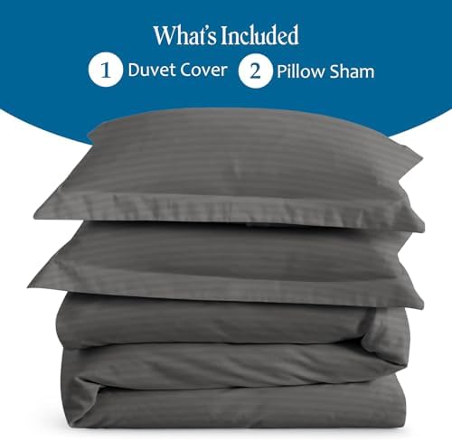 King/Cal-King (90x110) Duvet Cover for All Seasons 600-TC Giza Cotton
