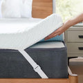 PERLECARE Queen 3 inch Cooling Mattress Topper with Bamboo Cover