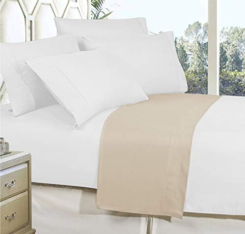 Elegant Comfort Premium Hotel Quality 1-Piece Flat Sheet, Luxury and