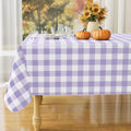 misaya Square Waterproof Vinyl Table Cloth, Flannel Backed Tablecloth