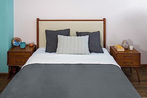 Mintra Home Sherpa Soft Flannel Throw Blanket