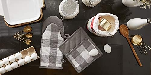 DII Buffalo Check Kitchen Collection, Classic Farmhouse Kitchen Set