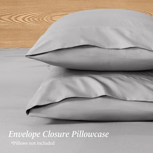 Ivy Union Microfiber Sheet Set (Twin XL, Light Grey)