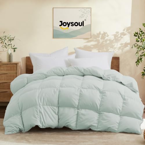 Joysoul Feather Down Fiber Comforter Queen Size - All Season Ultra